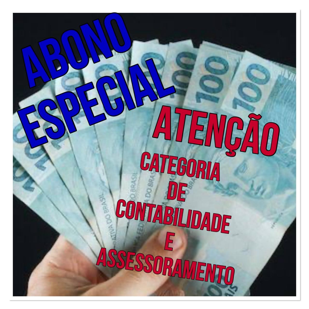 VOCÊ RECEBEU ? ABONO ESPECIAL 