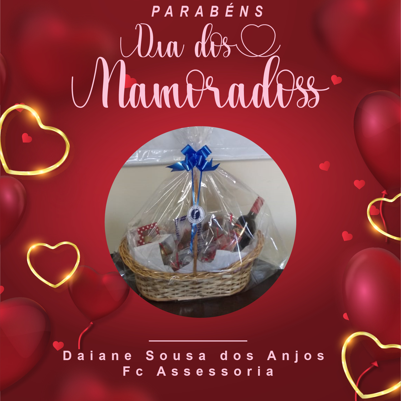 Sorteio cesta dia dos namorados