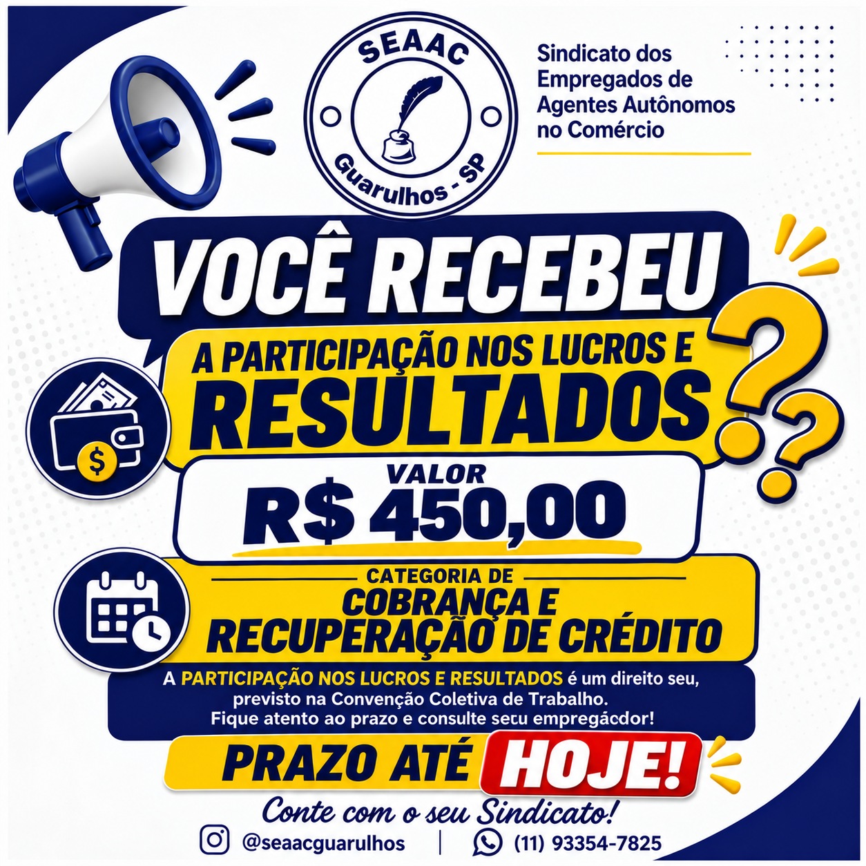PARTICIPAÇÃO NOS LUCROS E RESULTADOS - COBRANÇA E RECUPERAÇÃO DE CRÉDITO